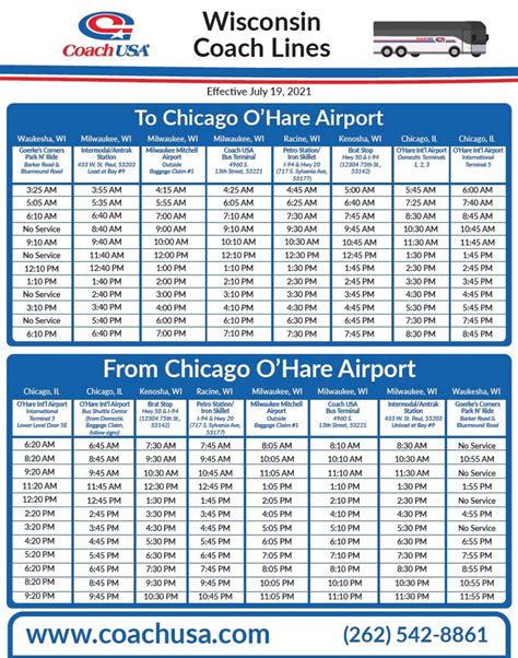 coach usa 20 bus schedule.